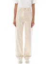Golden Goose Kim Denim Sequin All-over In Beige