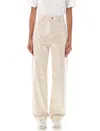 Golden Goose Kim Denim Sequin All-over In Cream