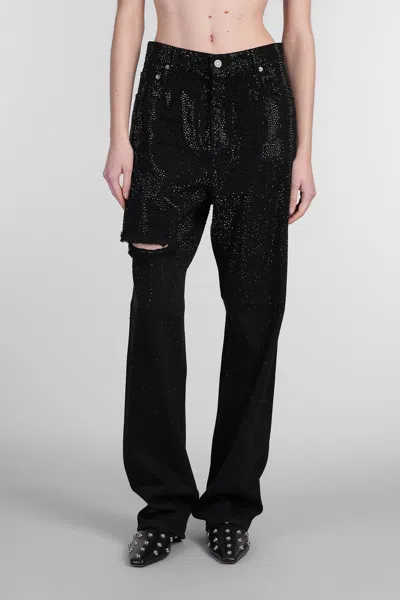 Golden Goose Kim Jeans In Black Denim