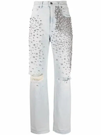 GOLDEN GOOSE GOLDEN GOOSE KIM JEANS WITH DECORATION