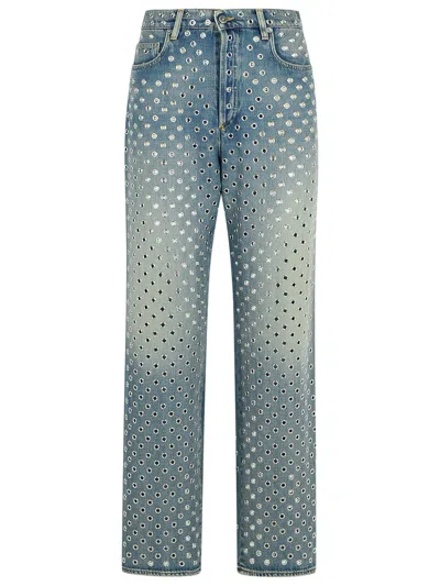 GOLDEN GOOSE KIM LIGHT BLUE DENIM JEANS