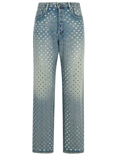 Golden Goose 'kim' Light Blue Denim Jeans Women