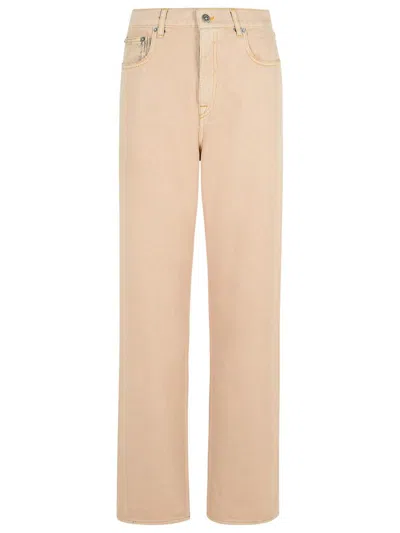 GOLDEN GOOSE GOLDEN GOOSE 'KIM' PINK COTTON JEANS