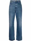 Golden Goose Kim Wide-leg Jeans Clothing In Blue