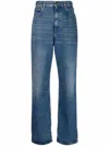 Golden Goose Kim Wide-leg Jeans Clothing In Blue