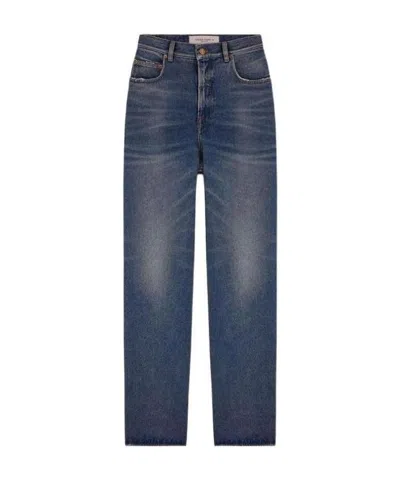 GOLDEN GOOSE GOLDEN GOOSE DELUXE BRAND KIM LOGO PATCH JEANS