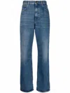 Golden Goose Kim Wide-leg Jeans Clothing In Blue