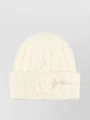 Golden Goose Knit Cable Brim Turn-up Hat