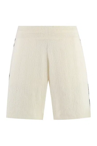 Golden Goose Knit Mini Shorts In Neutral