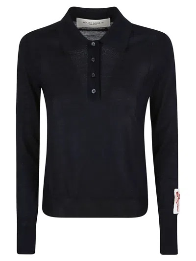 Golden Goose Golden Ms Knit Polo In 50501