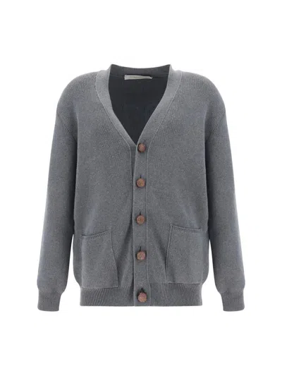 Golden Goose Men Cardigan In Gray