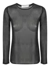 Golden Goose Black Semi-transparent Sweater In Black