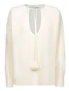 Golden Goose Journey Ws Knit Raglan Sleeves Sweater In White