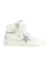 Golden Goose Lace-up High-top Casual Shoes In White