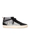 Golden Goose Lace-up High-top Casual Shoes In White