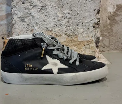 Golden Goose Lace-up Low-cut Casual Shoes In Black