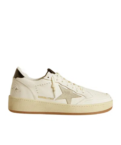 Golden Goose Lace-up Low-cut Casual Shoes In Nude