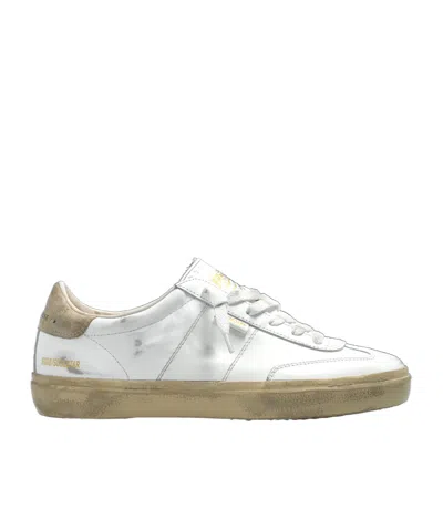 Golden Goose Lace-up Low-cut Casual Shoes In White