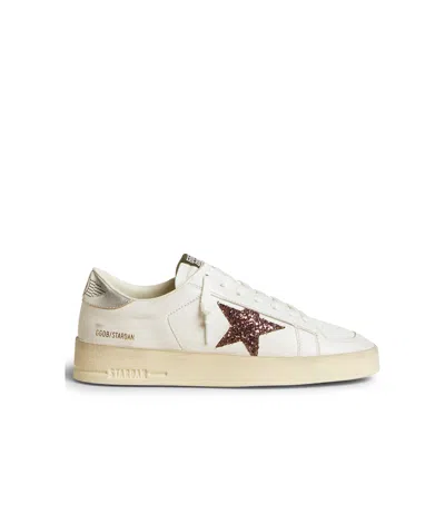Golden Goose Lace-up Low-cut Casual Shoes In White