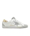 Golden Goose Super-star Distressed-effect Sneakers In White