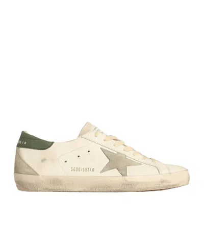 Golden Goose Lace-up Low-cut Sneakers In White