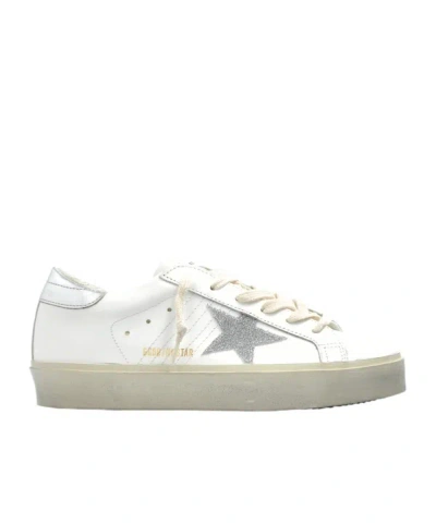 Golden Goose Lace-up Low-cut Sneakers In White