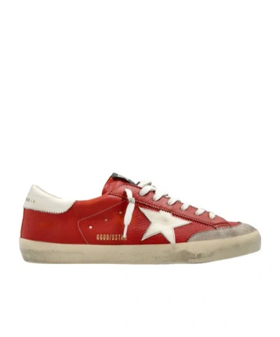 Golden Goose Lace-up Low-top Casual Shoes In Red