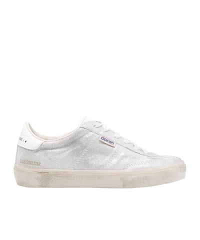 Golden Goose Lace-up Low-top Casual Shoes In White