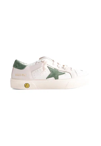 Golden Goose Kids' Lace-up Low-top Sneakers In White