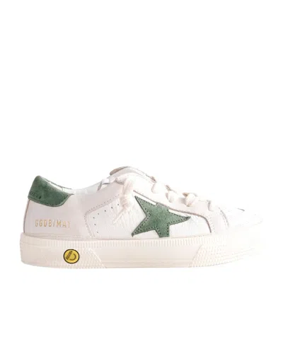 GOLDEN GOOSE GOLDEN GOOSE KIDS ROUND-TOE LACE-UP SNEAKERS