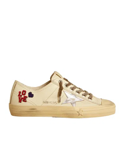Golden Goose Lace-up Low-top Sneakers In Nude