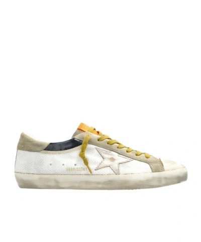 Golden Goose Lace-up Low-top Sneakers In White