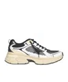 Golden Goose Leather Trainers With Mesh Panels In Multi