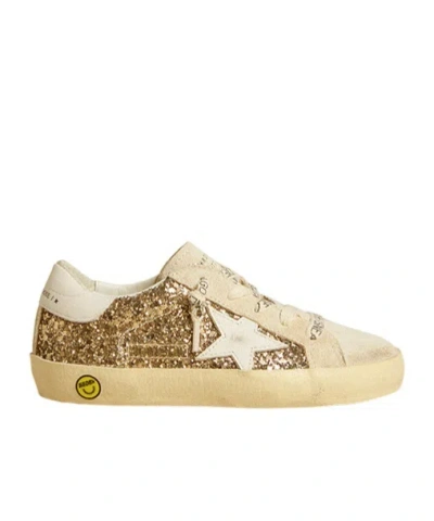 Golden Goose Laced Sneakers In Nude