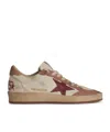 Golden Goose Laced Sneakers In Nude