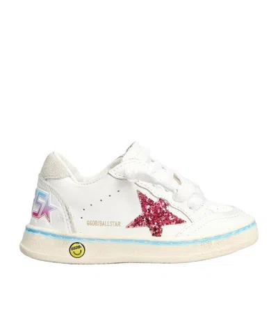 Golden Goose Laced Sneakers In White