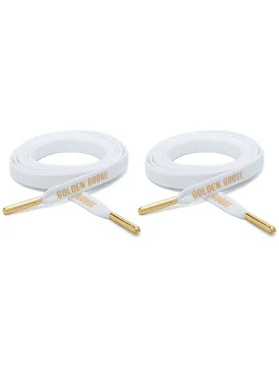 Golden Goose Laces Kit (set Of Two) In 白色