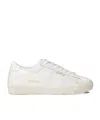 Golden Goose 20mm Matchstar Shiny Leather Sneakers In White
