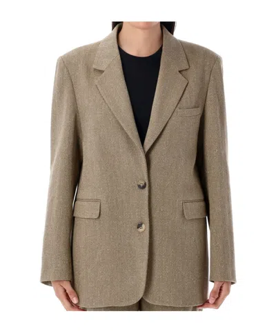 GOLDEN GOOSE GOLDEN GOOSE DELUXE BRAND HARRINGBONE SINGLE BREASTED BLAZER