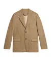 Golden Goose Lapel Long-sleeved Suit Jacket In Brown