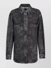 Golden Goose Denim Shirt In Black