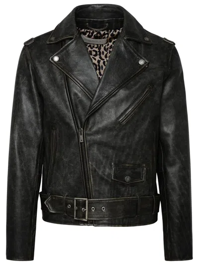 GOLDEN GOOSE GOLDEN GOOSE LEAR BIKER JACKET