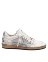 Golden Goose Ball Star Sneakers In Natural/silver