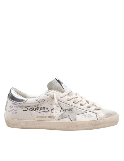 Golden Goose Leather And Suede Sneakers In Multicolor