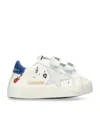 Golden Goose Leather Baby School Sneakers In White