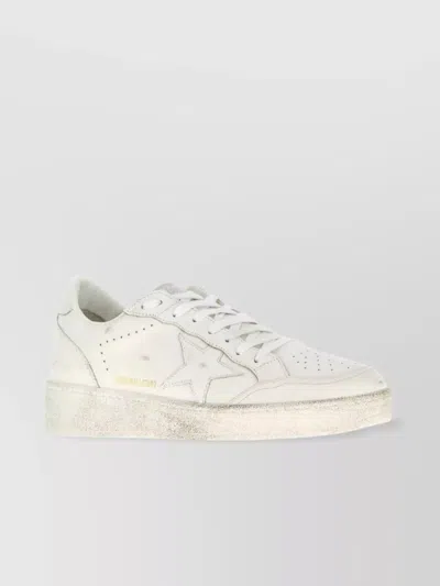 Golden Goose Leather Ball Star 2 Sneakers With Patch In White