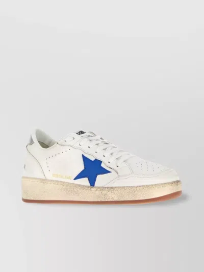 Golden Goose Leather Ball Star 2 Sneakers With Patch In Multi