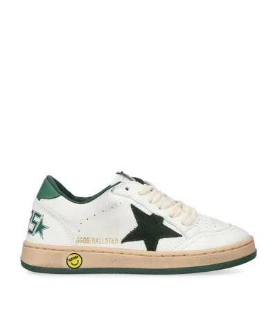 GOLDEN GOOSE LEATHER BALL STAR SNEAKERS