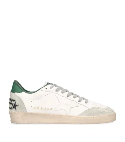 GOLDEN GOOSE LEATHER BALL STAR SNEAKERS