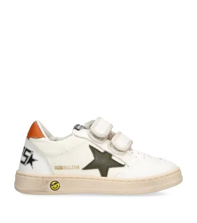 GOLDEN GOOSE LEATHER BALL STAR SNEAKERS